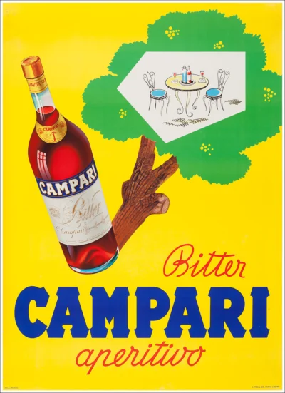 Aperitivo Bitter Campari, Milano
