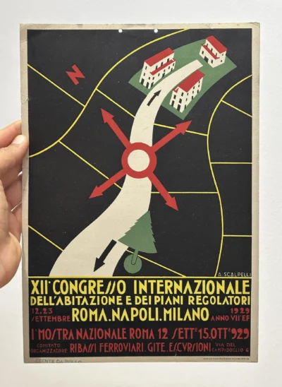 XII° Congresso Internazionale dell'abitazione e dei piani regolatori, Roma-Napoli-Milano