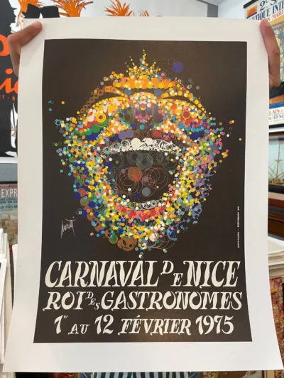 Carnaval de Nice, 1975 / 34,6 x 50,2 cm