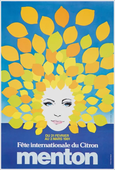 Fete du Citron, Menton 1981 / 80,9 x 119,5 cm