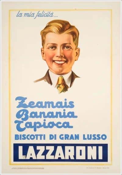 Lazzaroni, Saronno (Varese) - Biscotti di gran lusso / Zeamais, Banania, Tapioca