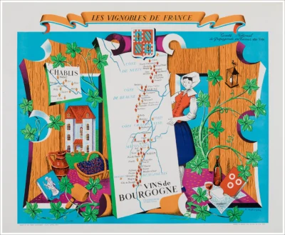 Les vignobles de France, vins de Bourgogne