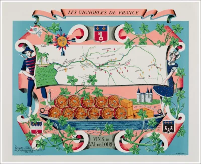Les vignobles de France, vins du Val de Loire