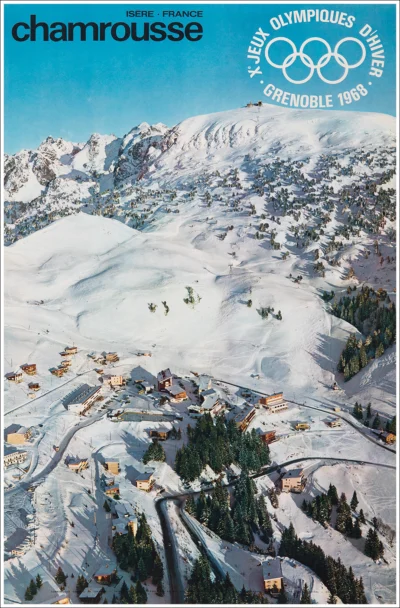 Chamrousse, Isère – Jeux Olympiques d’Hiver Grenoble 1968