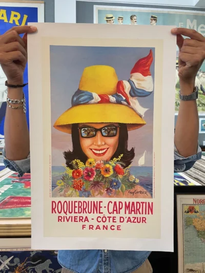 Roquebrune Cap Martin - Riviera Côte d'Azur / 33 x 55 cm