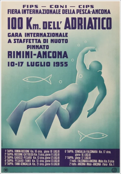 Nuoto Pinnato 100 km dell’Adriatico, Rimini Ancona
