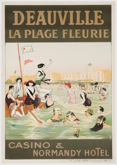 Deauville, la plage fleurie - Casino & Normandy Hotel / Normandie