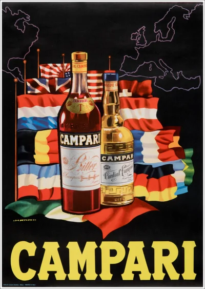 Campari Bitter - Campari Cordial, Milano