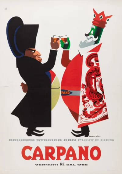 Carpano Punt e Mes vermuth, Torino - Napoleone / 139 x 197 cm