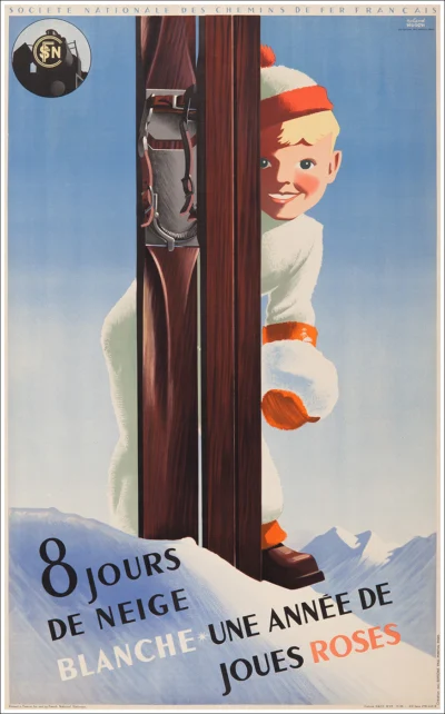 SNCF, 8 jours de neige blanche - une année de joues roses