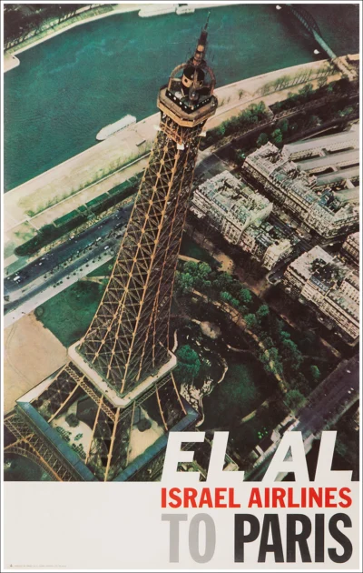 EL AL, Israel Airlines to Paris