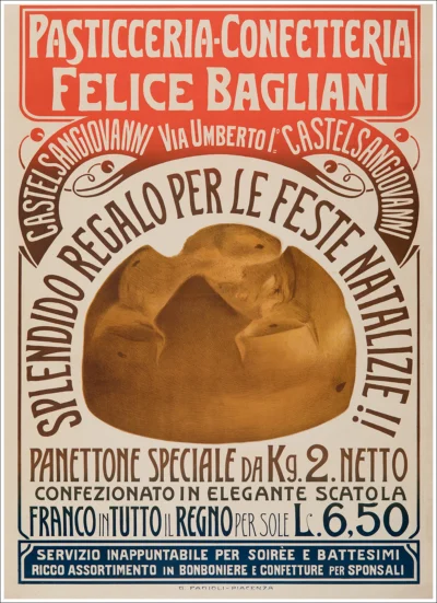 Panettone Pasticceria-Confetteria Felice Bagliani, Castel San Giovanni (Piacenza)