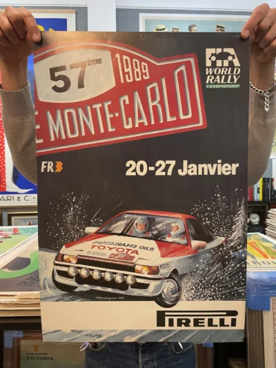 Rallye Montecarlo 1989 (Toyota Celica, Carlos Sainz) / Pirelli