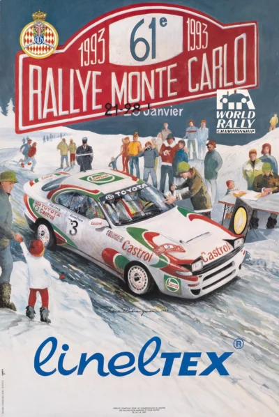 Rallye Montecarlo 1993 (Toyota Celica GT-four, Didier Auriol)