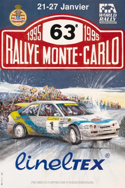 Rallye Montecarlo 1995 (Ford Escort Cosworth)