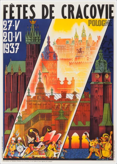 Fêtes de Cracovie 1937, Pologne (Krakow)