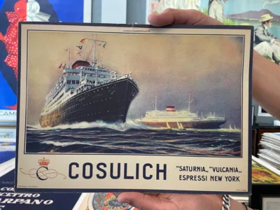 Cosulich, Trieste - Saturnia Vulcania, espressi New York