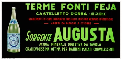 Acqua Augusta, Terme Fonti Feja, Castelletto d'Orba (Alessandria)