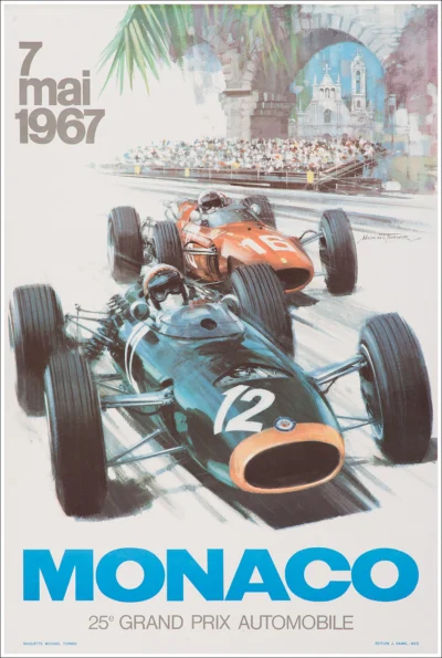 Grand Prix Monaco 1967 (Ferrari, Lotus)