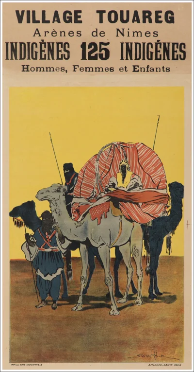 Village Touareg, 1908, Arènes de Nimes