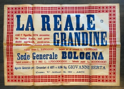 La Reale assicurazione - Agente generale per Asti e Alba