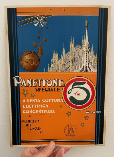 Panettone speciale, Pasticceria alle Cinque Vie, Milano