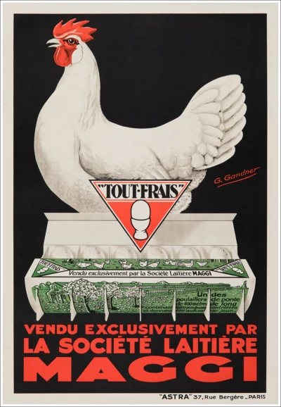 Oeufs "Tout-Frais", société laitière Maggi / Uova