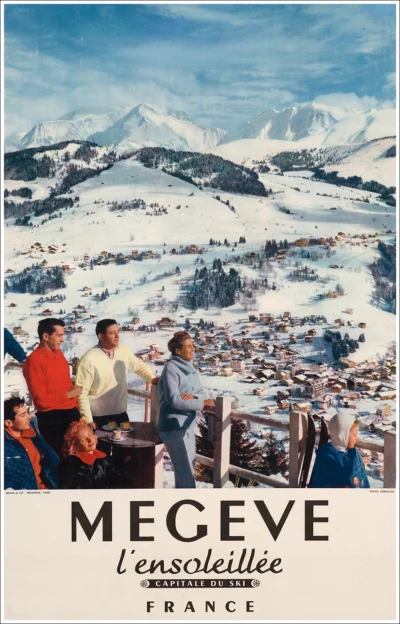 Mégève l'ensoleillée, capitale du ski / Haute Savoie