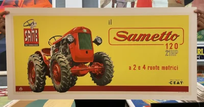 Trattore Sametto, pneumatici CEAT / SAME Cassano, Treviglio (Bergamo)