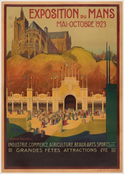 Exposition du Mans 1923, Cathédrale de Saint-Julien