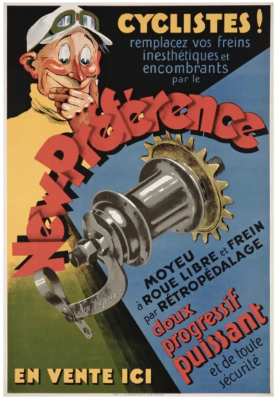 Frein par rétropédalage "New Préférence" / freno a contropedale