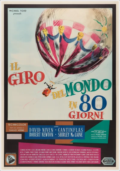 Il giro del mondo in 80 giorni (fire balloon, montgolfière, mongolfiera, heißluftballon)