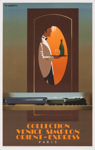 Collection Venice Simplon Orient Express / Champagne (in cornice)