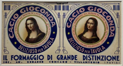 Formaggio Cacio Gioconda, Soc. An. Edoardo Concaro - Villanterio (Pavia) / Monna Lisa
