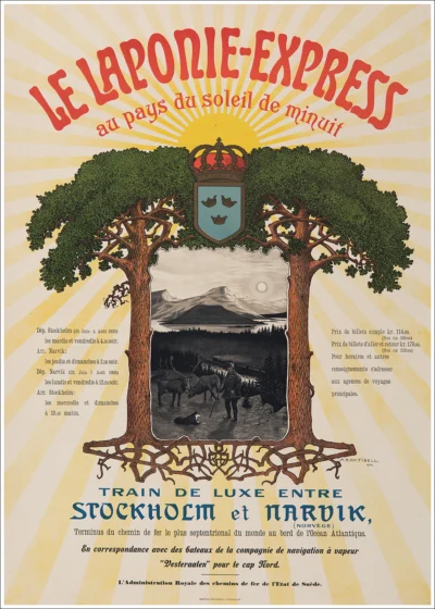 Le Laponie - Express, trains de luxe entre Stockholm et Narvik