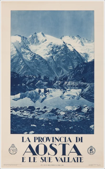 La provincia di Aosta e le sue vallate - Cogne, laghetto del Lauson da Valnontey (Valle d'Aosta) / ENIT