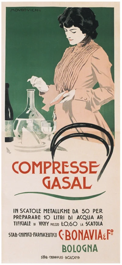 Compresse Gasal, C. Bonavia & Figlio, Bologna - Acqua artificiale di Vichy