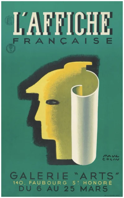L'affiche française, exposition Galerie "Arts", Paris