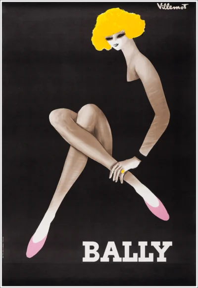 Calzature Bally / 117,5 x 173 cm