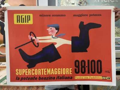 AGIP Supercortemaggiore (Piacenza), la potente benzina italiana