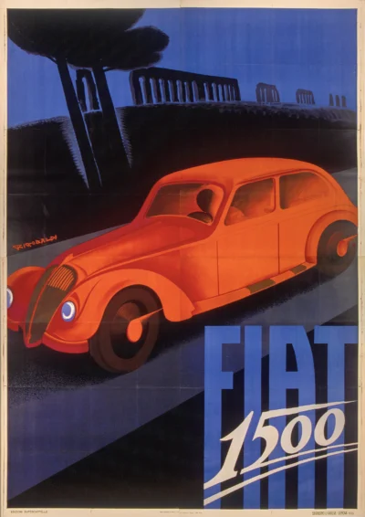 FIAT 1500, Via Appia Antica (Roma) / FIAT, Torino
