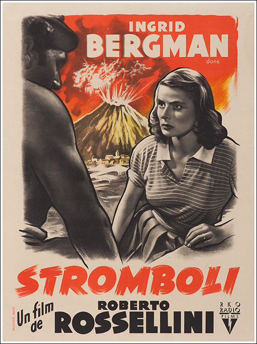 Stromboli, Ingrid Bergmann, film de Roberto Rossellini - L'Image Gallery